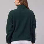 Women solid full sleeve sweatshirt