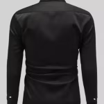 Men Regular/stylish Fit Plain Solid Spread Collar Casual Shirt - Black