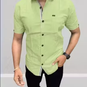 Men Casual Shirte Short Sleeves